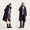 森马羽绒服女冬长款开叉90绒子黑色防泼水连帽保暖休闲百搭鹅绒服 商品缩略图4