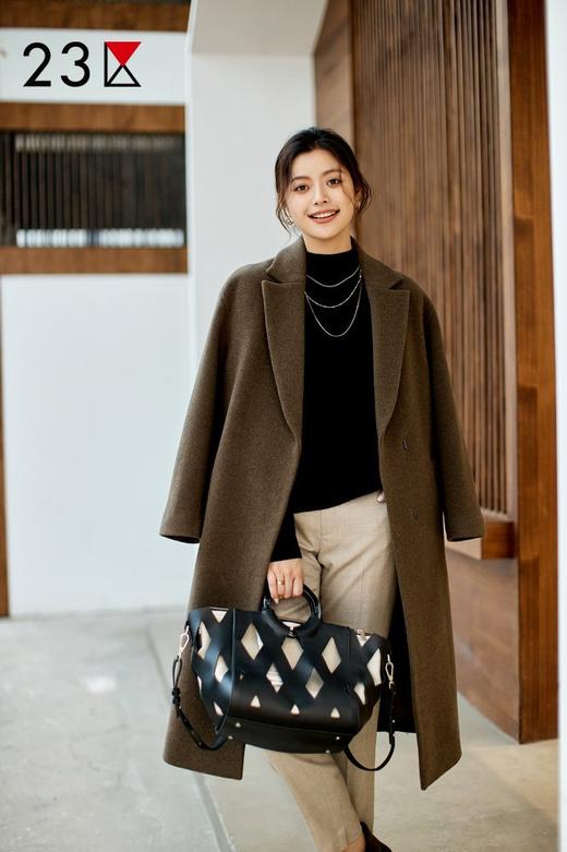 23区日系秋季通勤修身羊绒羊毛混纺半高领毛衣打底毛衫商场同款 商品图2