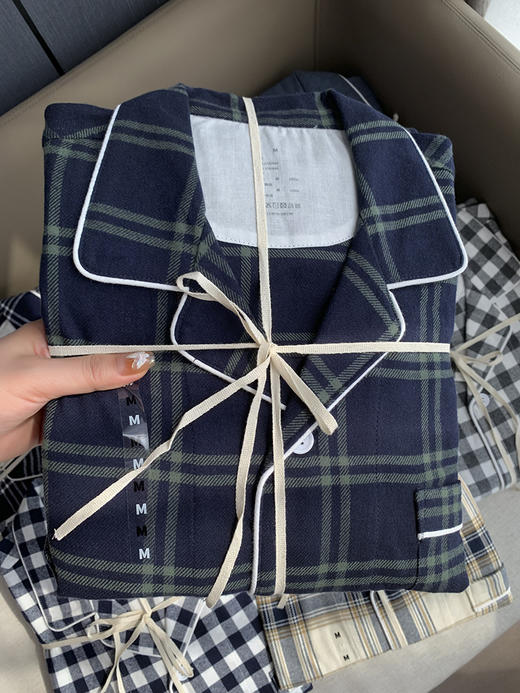 速抢！男女都有❗专柜💰348❗欧阳娜娜同款！比裸睡还舒适🤣【无印100%全棉情侣睡衣套装】越穿越软~环保活性印染，耐磨耐洗❗️商场一直在卖的经典款!!男女都有！可穿到180斤~ 商品图7