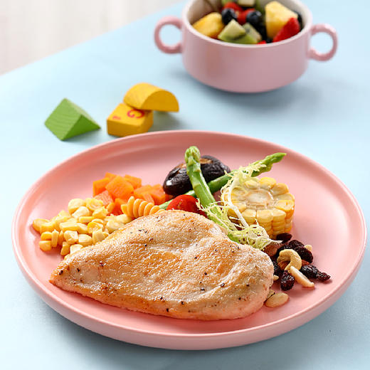 赤豪 香煎鸡排鸡胸肉大鸡扒冷冻半成品鸡排135g*10 商品图3