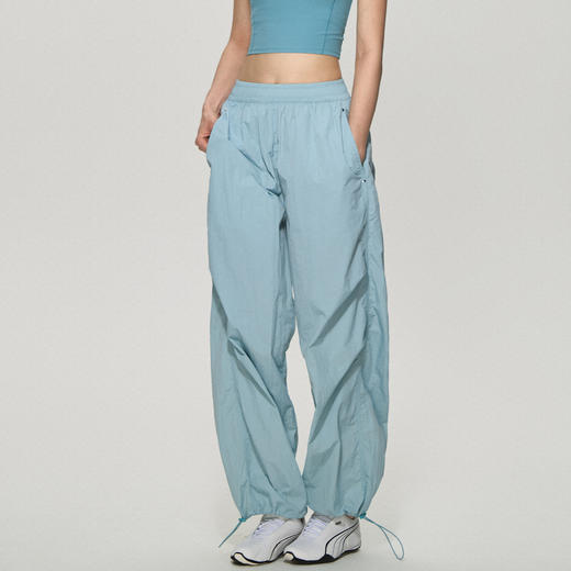 跃牌【周游世界】秋冬新款瑜伽服女户外防水运动裤薄款直筒伞兵裤工装长裤PT2424 商品图2