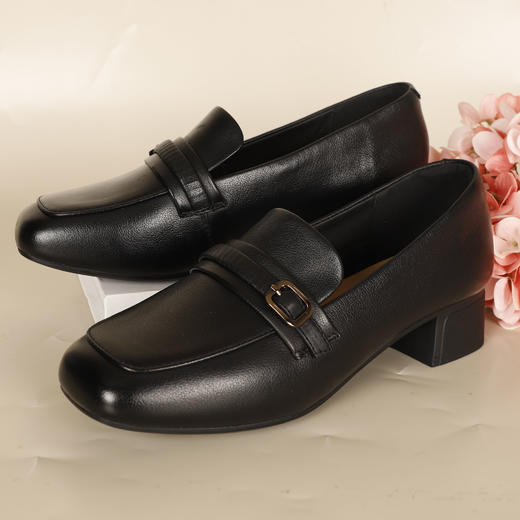 25秋冬百搭中跟单鞋25Q631-1202 商品图3