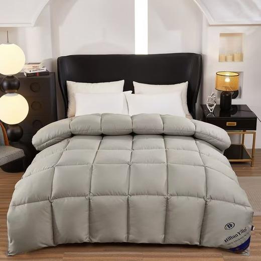 【希尔顿同款定制羽丝绒被】羽丝绒棉被芯春秋冬被 加厚保暖被子送礼袋 商品图11