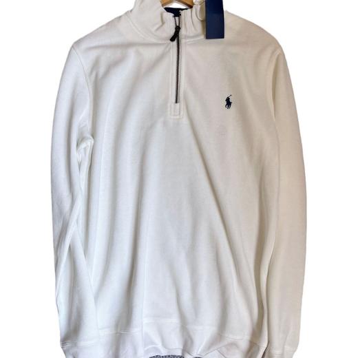 PL高品质！可扫码！2025美式长袖polo半拉链翻领宽松百搭卫衣！ 商品图4