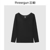 Threegun三枪 60支热力弹华绒圆领女士肌底衣-T20088A01 商品缩略图6