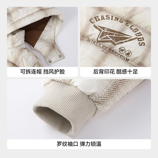 【实体店同款】男童短款羽绒服冬季新款安奈儿童装AB545098 商品图4