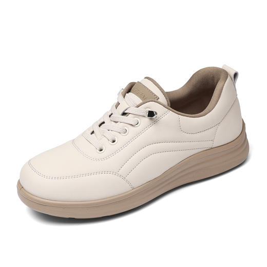 信诺妈妈鞋女中老年软底不累脚单鞋休闲运动鞋小白鞋2025新款秋季5Q8177-26T 商品图3