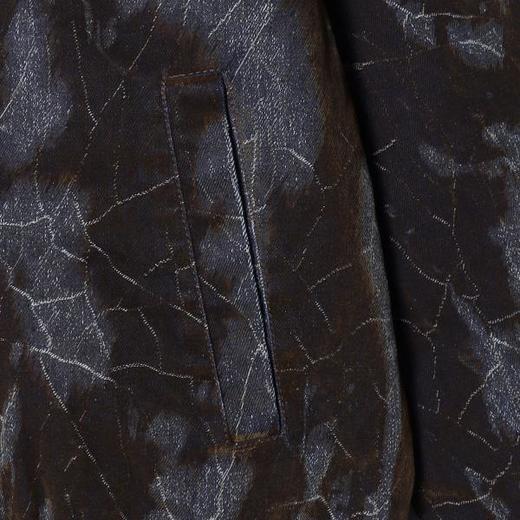 533108SDSA男士秋冬新款痞帅男装韩版潮牌扎染纹理拉链立领夹克宽松百搭 商品图3