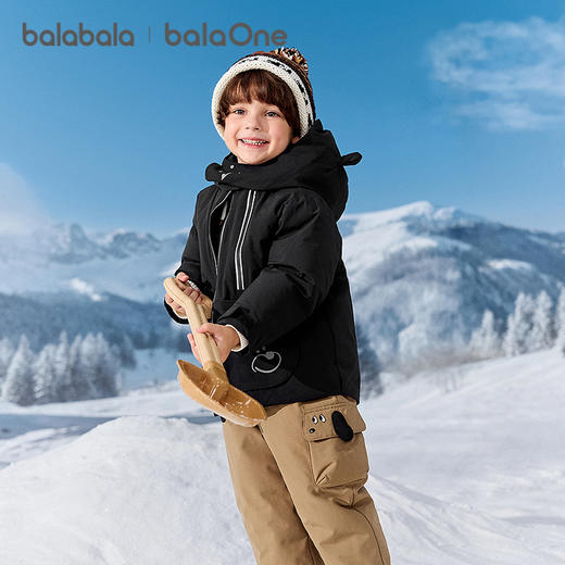 巴拉巴拉balaOne儿童羽绒服男童女童童装2025年冬季新款厚款保暖 商品图2