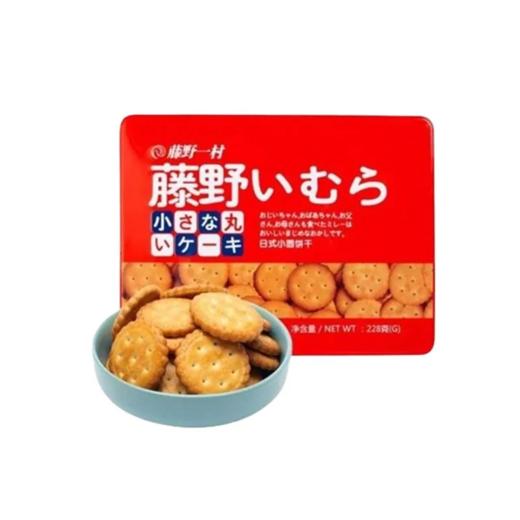 【超市】藤野一村小圆饼（红色）228g 商品图0