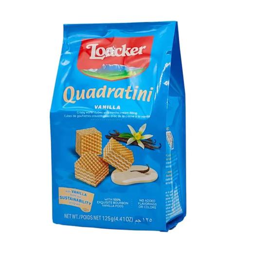 【超市】莱家香草味粒粒装威化饼干125g 商品图0