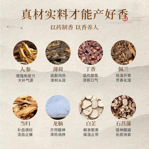 驱蚊合香珠男女款天然非遗古法手串 商品图3