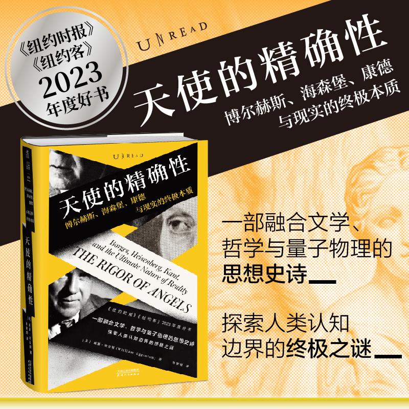 天使的精确性——博尔赫斯、海森堡、康德与现实的终极本质（精装），一部融合文学、哲学与量子物理的思想史诗。