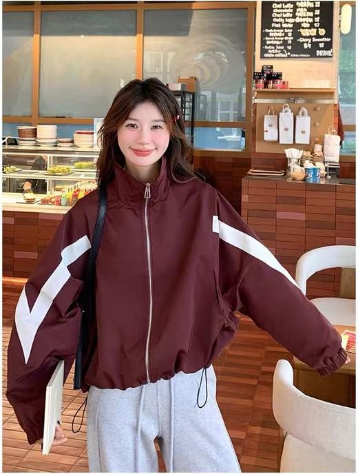 【秋上新】2025新款韩版休闲百搭短款夹克外套-喜出 商品图3