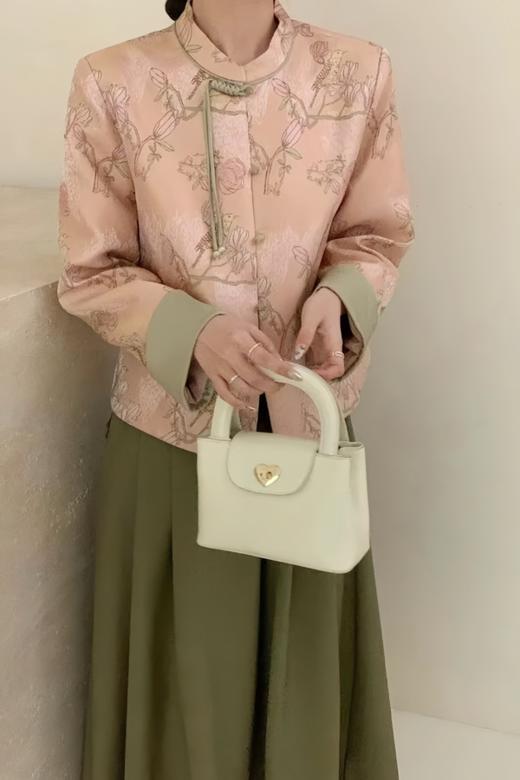 Le Malene 温婉新中式国风提花撞色外套 21238 商品图1