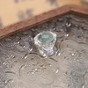 【富贵莲华】S999足银蓝水翡翠莲花纹蛋面戒指【CW-JZ06866】 商品缩略图3