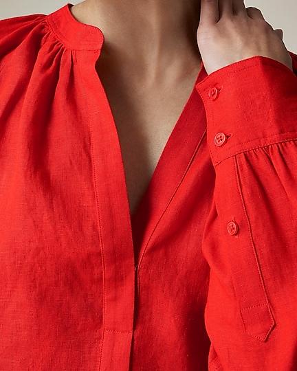 3折！Jcrew 超值亚麻长袖上衣 多色只要￥280直邮到手 商品图4