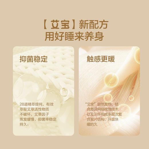 水星家纺抗菌四季被冬被被芯被子保暖A类艾草被家用床上用品严选 商品图1