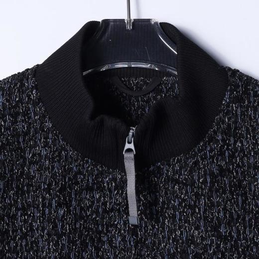 5549SDSA男士秋冬新款痞帅男装韩版撞色小香风半拉链立领卫衣百搭时尚 商品图2