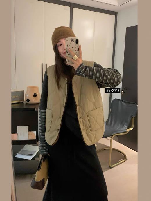 老米优品🎈3-5天！秋冬叠穿层次感神器《兔毛绒假两件打底tee 》小怪兽刺绣把可爱和质感焊死~~T250925A 商品图6