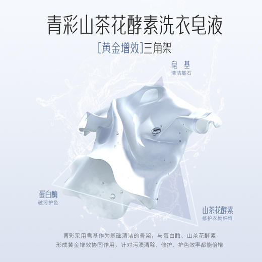 青彩山茶花酵素洗衣皂液1kg【品牌直发】 A-630 商品图2