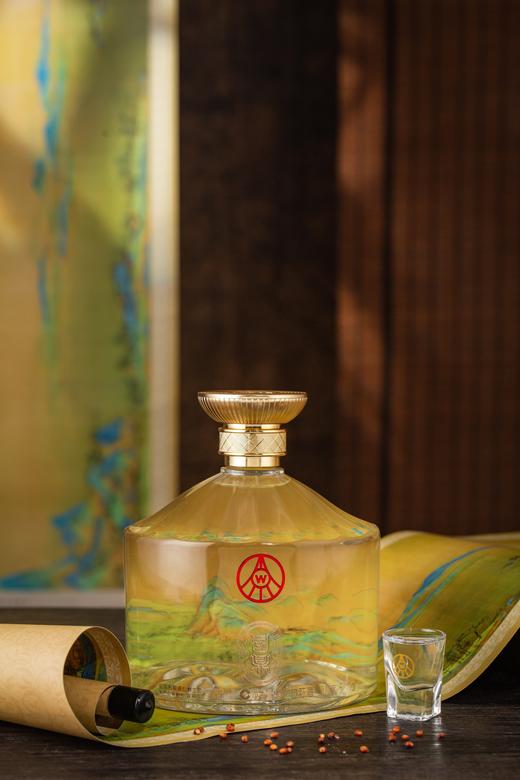 【酒体丰富醇正 醇正甘冽 绵甜爽净】五粮液国鼎千里江山大坛 LL 52%vol 植物类露酒（送千里江山图+2个酒杯） 商品图4
