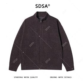 9578SDSA男士秋冬新款痞帅男装复古宽松拉链立领夹克外套时尚休闲上衣