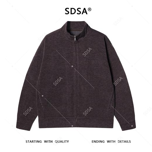 9578SDSA男士秋冬新款痞帅男装复古宽松拉链立领夹克外套时尚休闲上衣 商品图0