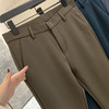 线下599！2025新款含桑蚕丝轻商务休闲丝滑垂感四面弹直筒裤休闲裤长裤男裤！ 商品缩略图2
