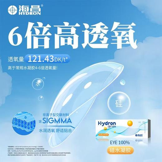 海昌硅水凝胶日抛100%1片装 商品图1