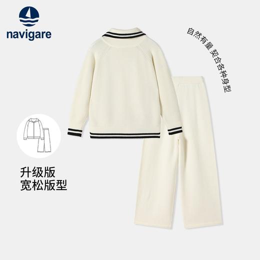【两件套】【120-165】【纳维凯尔】意大利小帆船童装女童针织套装 商品图2