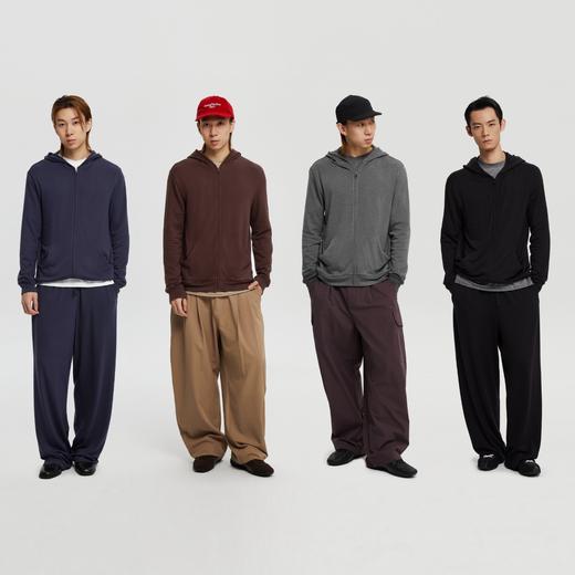 oneup兔毛连帽宽松运动卫衣 商品图4