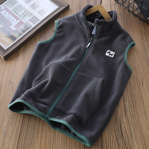 110-170预售校服神器爆款奥利绒保暖马甲 商品图2