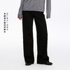 oneup中腰斜纹宽松直筒牛仔裤 商品缩略图1