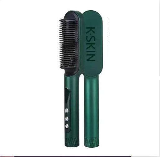 新款金稻直发梳负离子专用不伤发便携式家用直发器直卷两用直发梳 商品图5