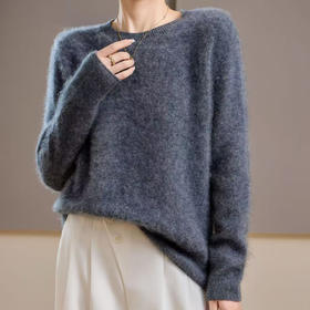 it hut 拉毛2.0升级版羊毛针织衫 圆领/V领 无缝一体工艺 软糯舒适 20色可选