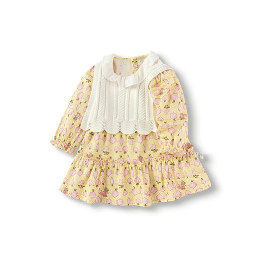 巴拉巴拉童装宝宝连衣裙套装女童儿童两件套2025新款秋装甜美可爱 商品图4