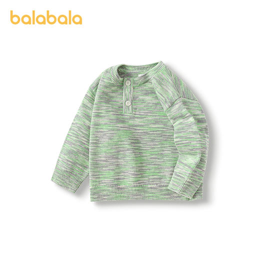 巴拉巴拉童装儿童毛衫男童针织衫女宝宝内搭2025新款秋装宽松百搭 商品图4