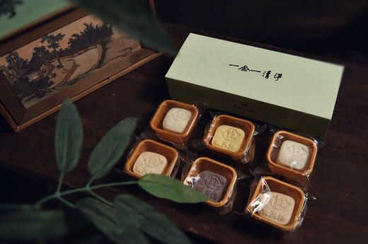 正安 钓月亭中秋礼盒（乙巳年） 双层茶箱·古树普洱·药食米月饼·故宫盖碗套组 送礼体面中秋月饼-不叠加其他活动 商品图4