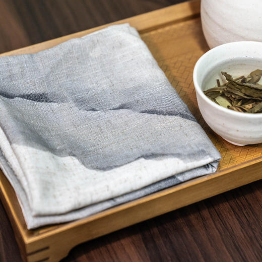 禅意茶巾 中式美学 宋韵水墨 棉麻质感（赠腰封1条） 商品图2