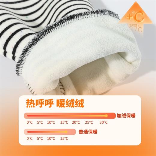 【小小绅士卫衣】秋冬新款加绒保暖套头卫衣男童运动休闲条纹上衣ZB3ES086 商品图6