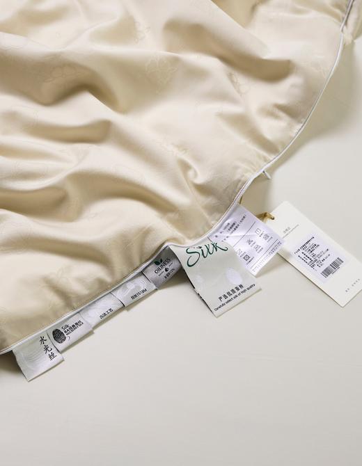 自然醒伊芙琳玻尿酸桑蚕丝被玻尿酸桑蚕丝长丝春秋被轻奢60支全棉大提花冬被单人双人被四叶草LB 商品图13