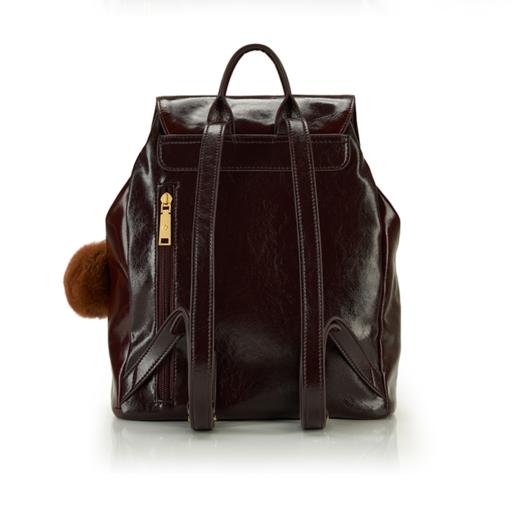 新秀丽LUMINA系列牛皮革时尚女士翻盖双肩包NY4*003 商品图3