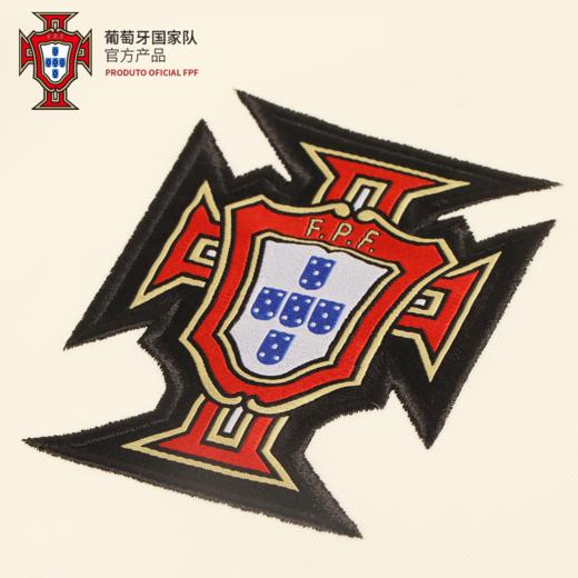 【官方正版】葡萄牙国家队 | 米色帽衫C罗印号连帽卫衣男女同款 商品图4