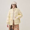 谜底两面穿羽绒服女2025年冬季新品立领百搭鸭绒短款女254MY1705 商品缩略图1