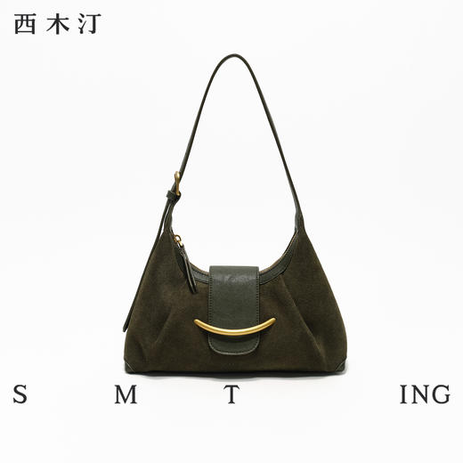 【种草好物馆专属】西木汀 怀念 棕色hobo包小个子单肩斜挎包2025新款女早秋包包5871 商品图4