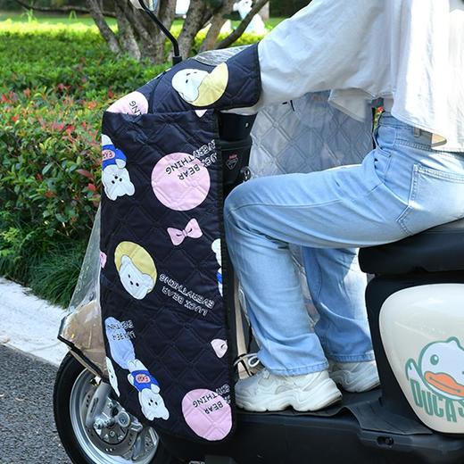 【安装便捷！无惧天气突变】电动车摩托车车头中控防雨罩挡风电瓶车加宽防水罩通用神器骑行。ha 商品图3