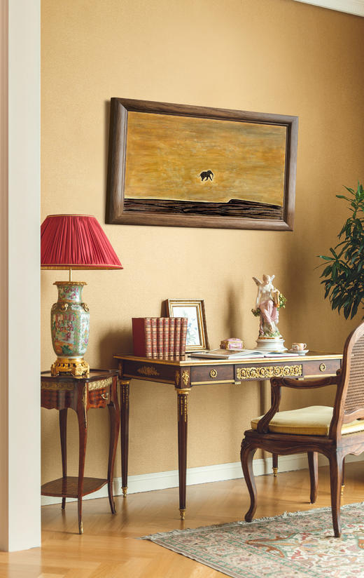 【已售】独角鹿西洋古董2018年中国台湾耿画廊授权制作出品著名旅法艺术家常玉签名创作限量版画作品《孤独的象》 商品图0