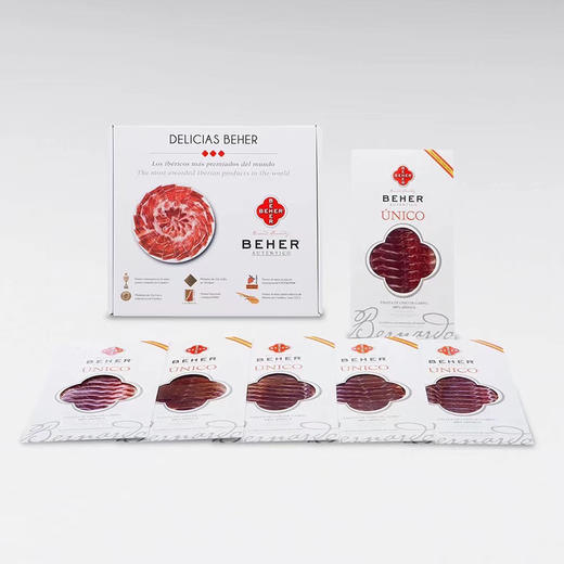 【性价比无敌】超值装！Beher 伊比利亚红标 36个月橡果黑猪火腿手工切片！70g/包（多拍更划算） 商品图3