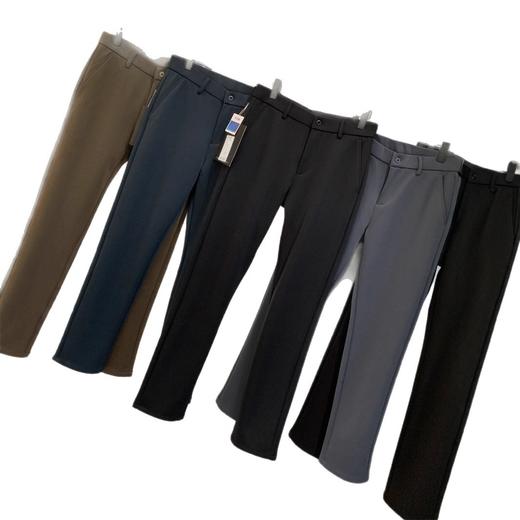 线下599！2025新款含桑蚕丝轻商务休闲丝滑垂感四面弹直筒裤休闲裤长裤男裤！ 商品图4